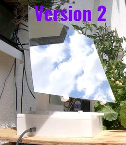Heliostat Reflects Sunlight Inside