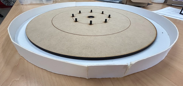 Crokinole Game Assembly