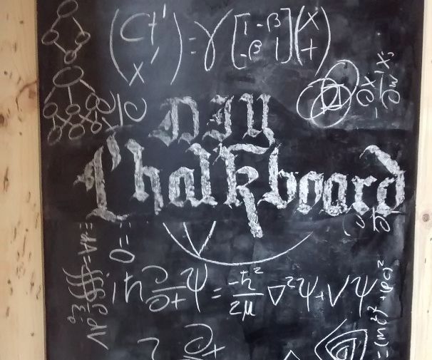 DIY Chalkboard From Wooden Crate
