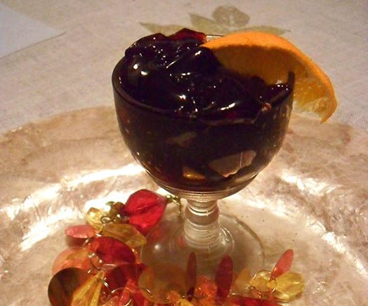 Mulled Wine Dessert Cups