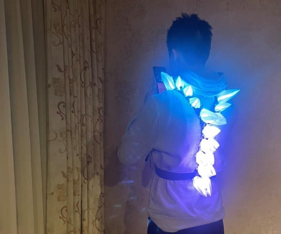 Music Sync RGB Wearable Spike (Arduino)