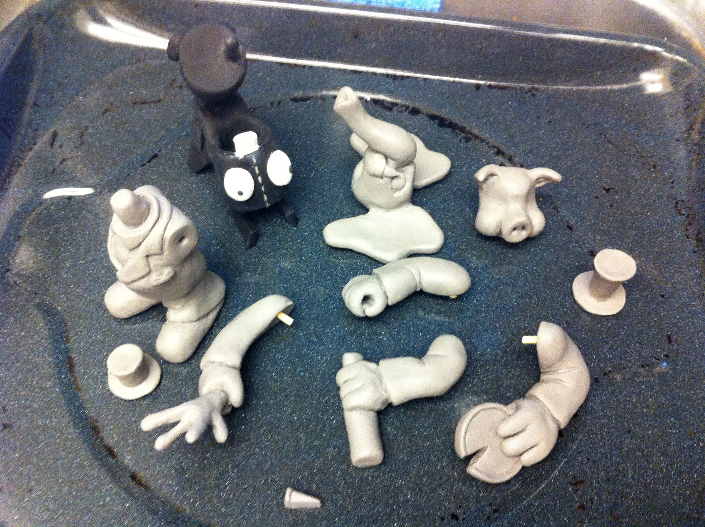 Occupy 1 Inspired Action Figures With Interchangeable Arms, Heads and