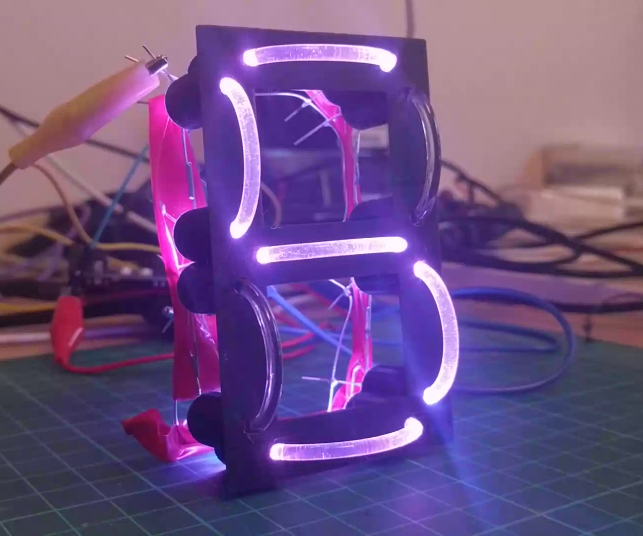 Lightpipe 7-Segment Display