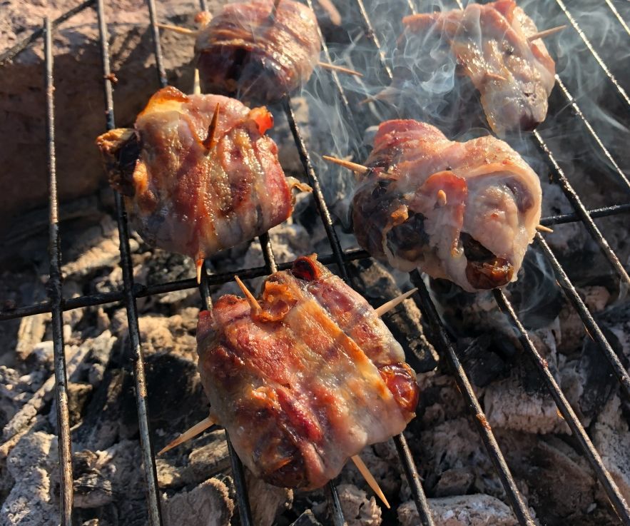 Dates and Bacon - a Delicious BBQ Dessert
