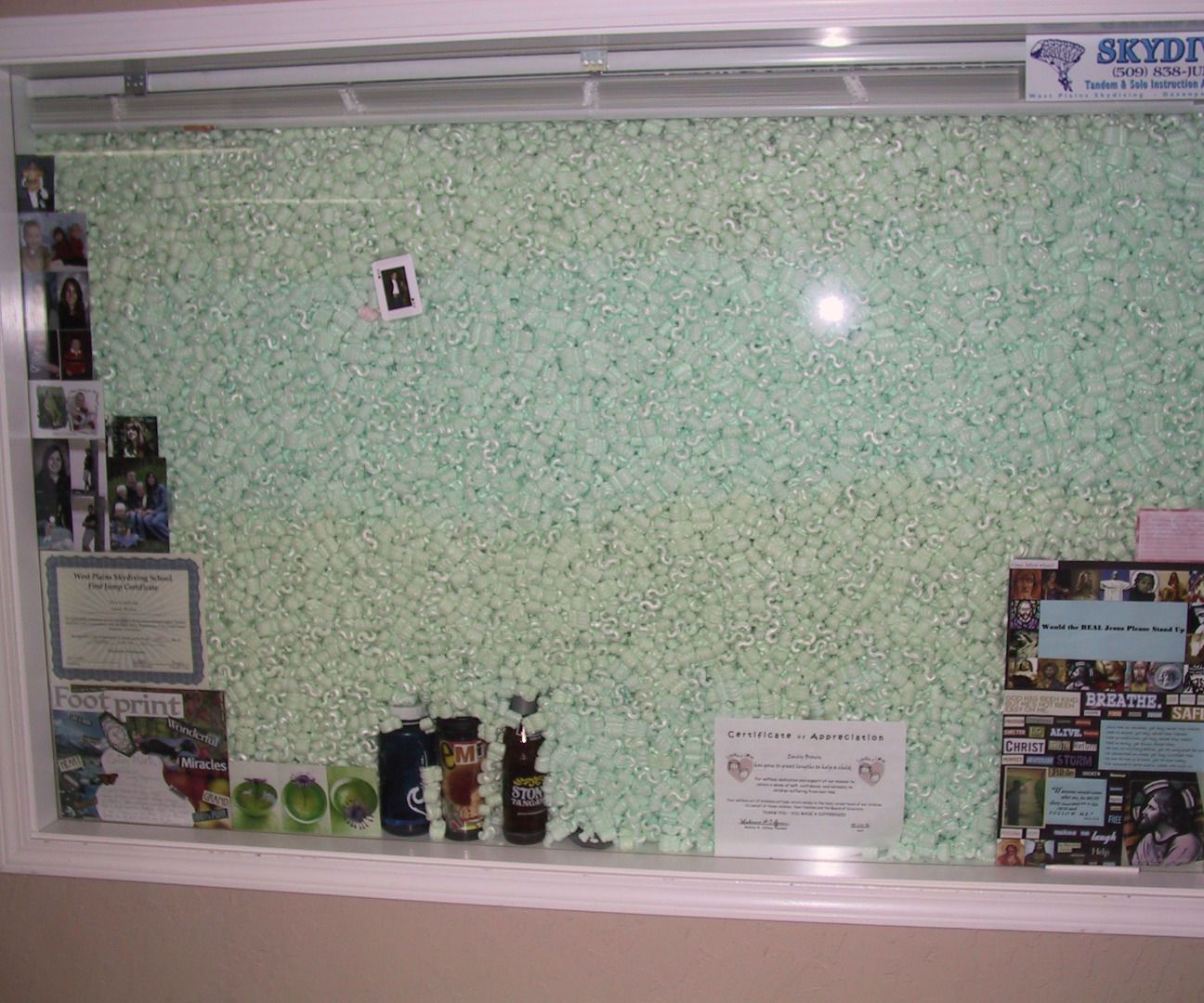 Fill a Coworkers Office With Packing Peanuts