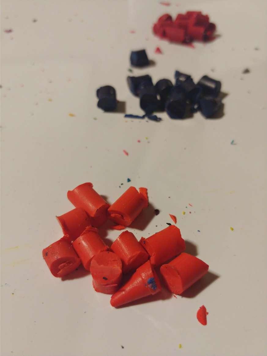 Chop the Second Layer of Crayons