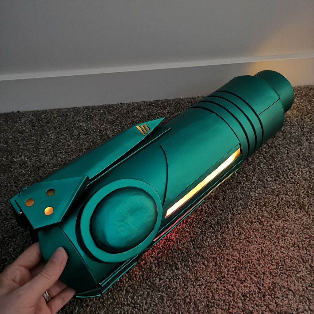 Samus Aran's Arm Cannon From Metroid 3 Steps