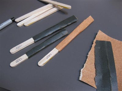 Popsicle Sanding Stick