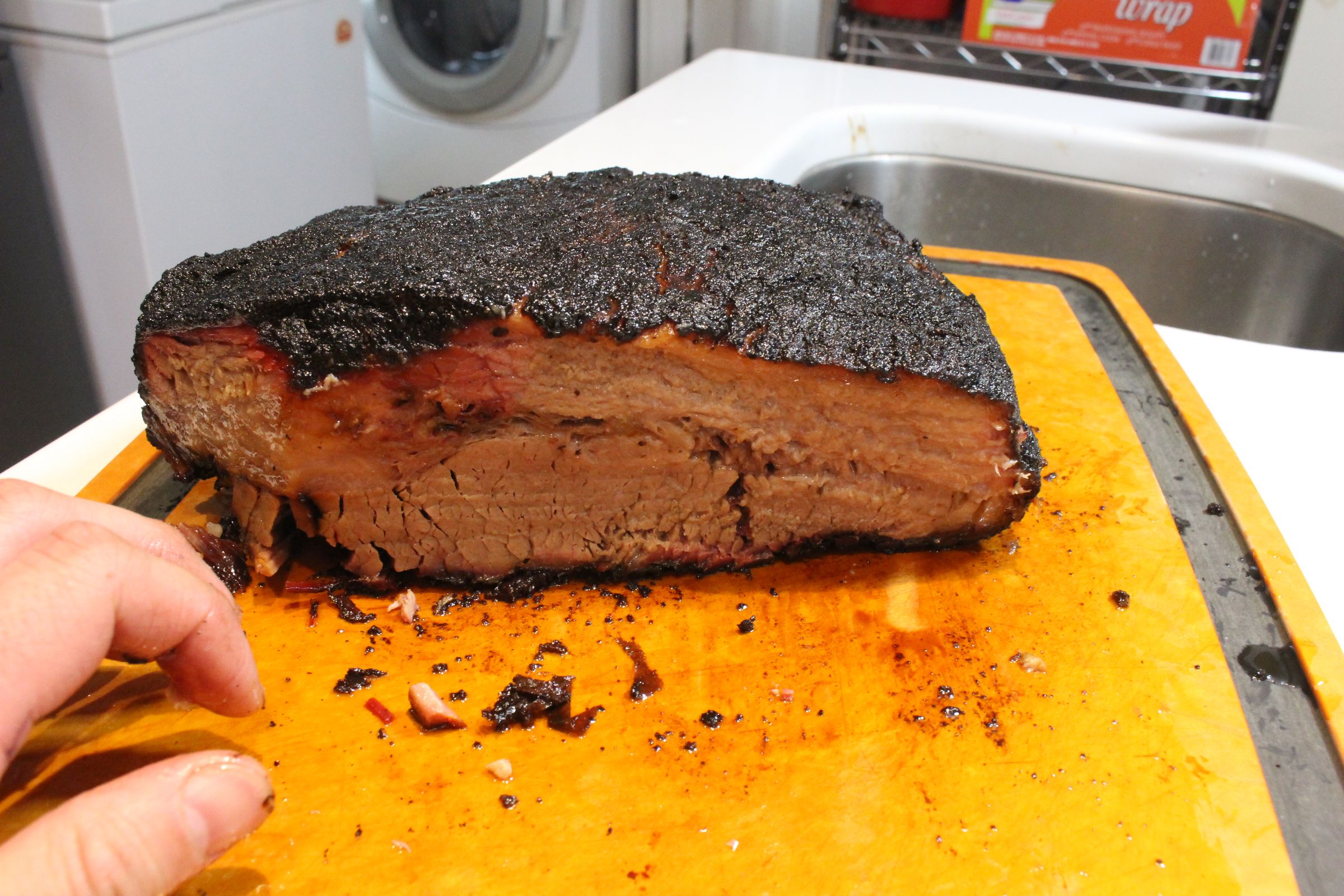 How to Smoke Beef Brisket With Wood 6 Steps (with Pictures