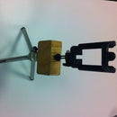 Smartphone tripod from recycled selfie stick and handycam tripod