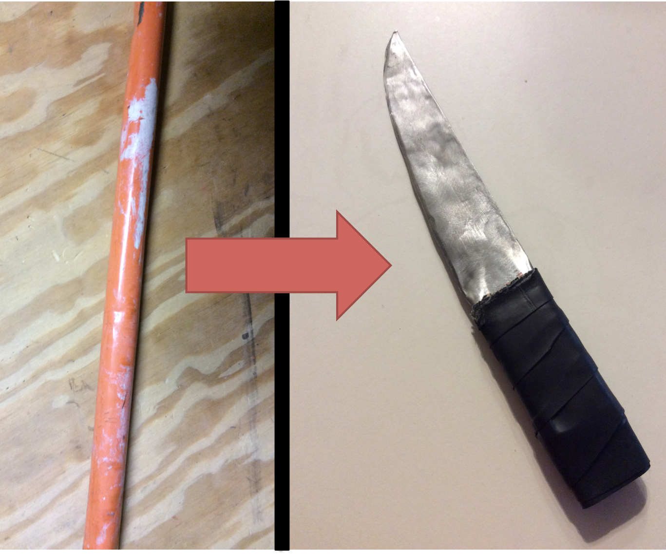 Easy Knife From a Pipe