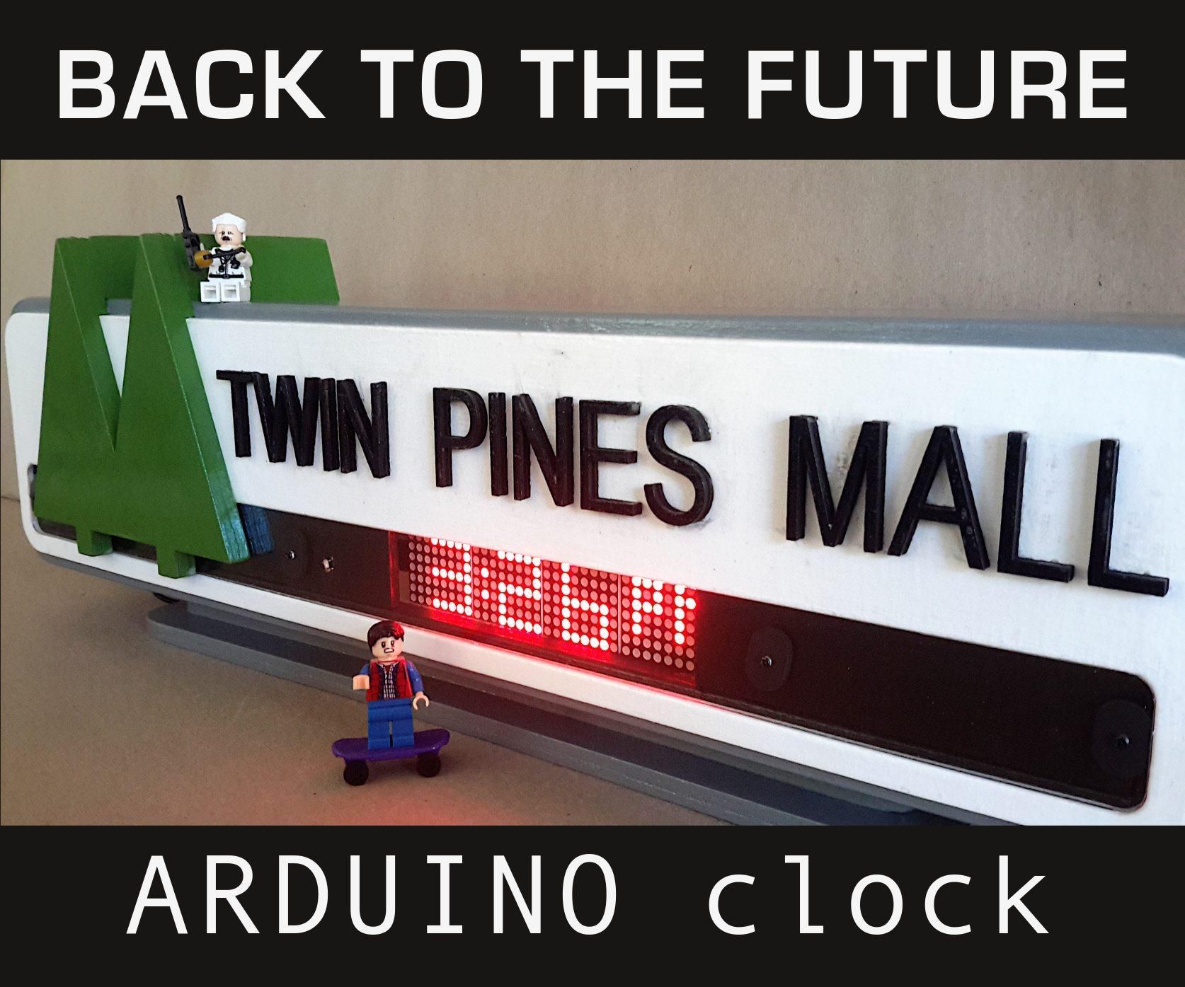 BacktotheFuture Twin Pines Mall Clock 4 Steps (with Pictures