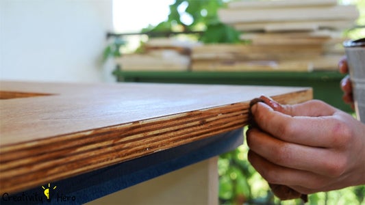 Painting the Workbench.