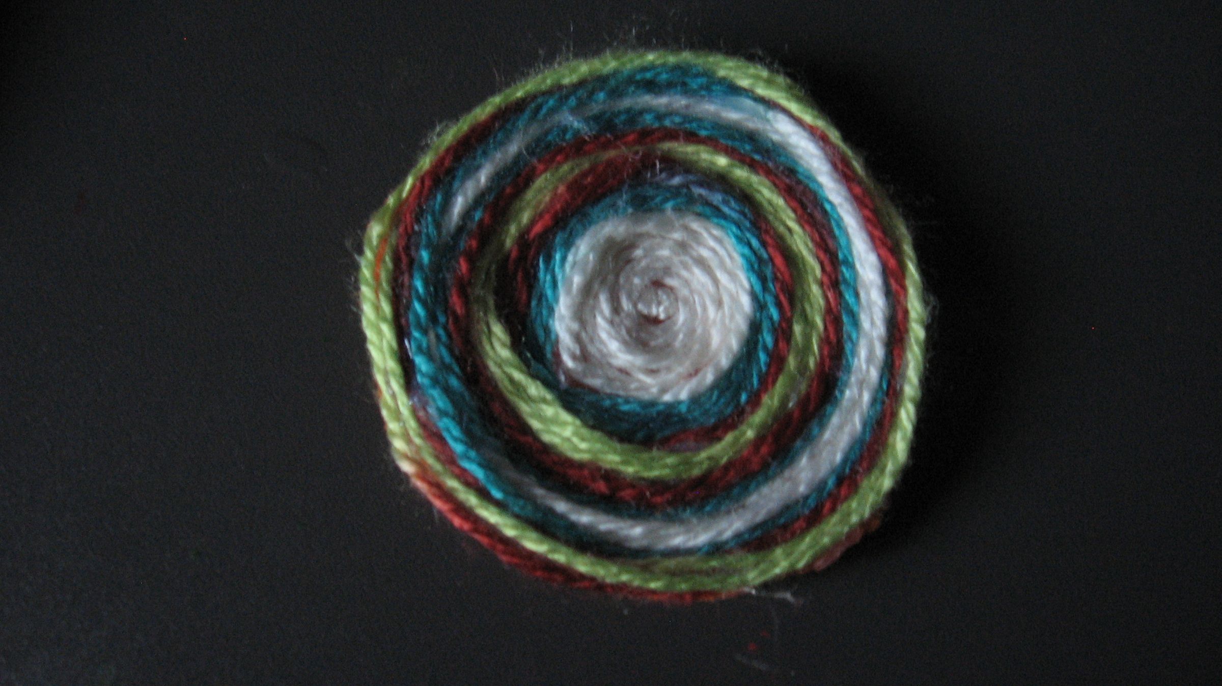 Yarn Spiral 4 Steps Instructables