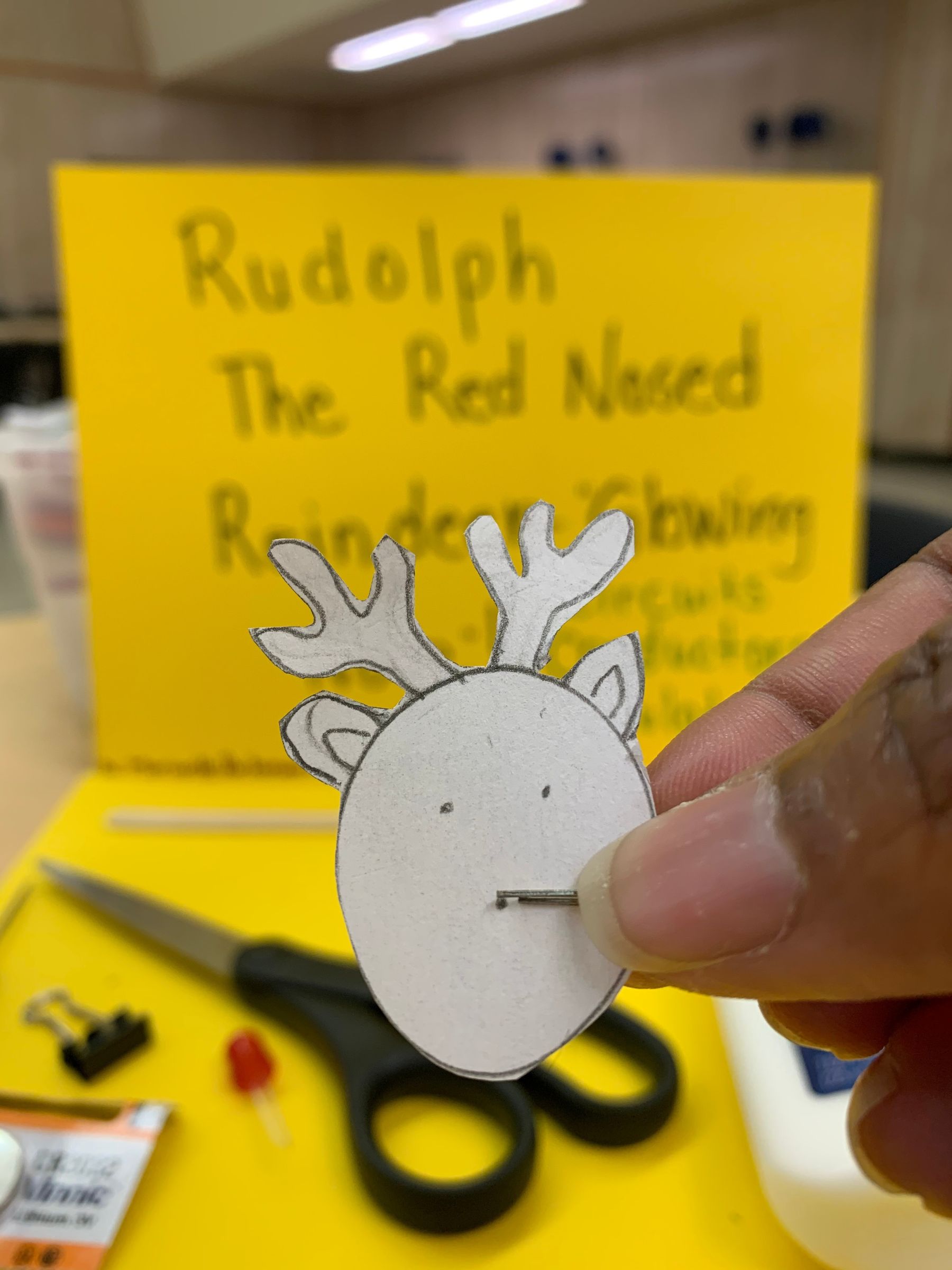 Rudolph the Red Nosed Reindeer- Glowing Nose : 6 Steps - Instructables