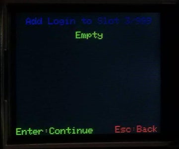Add Login to SD Card