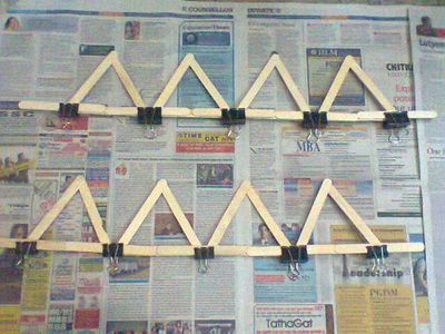 Bridge Prototype Using Ice-cream Sticks