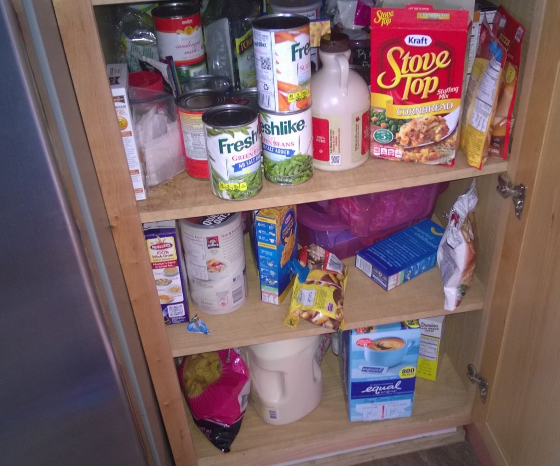 Kitchen  Pantry (or deep cabinets) Organization