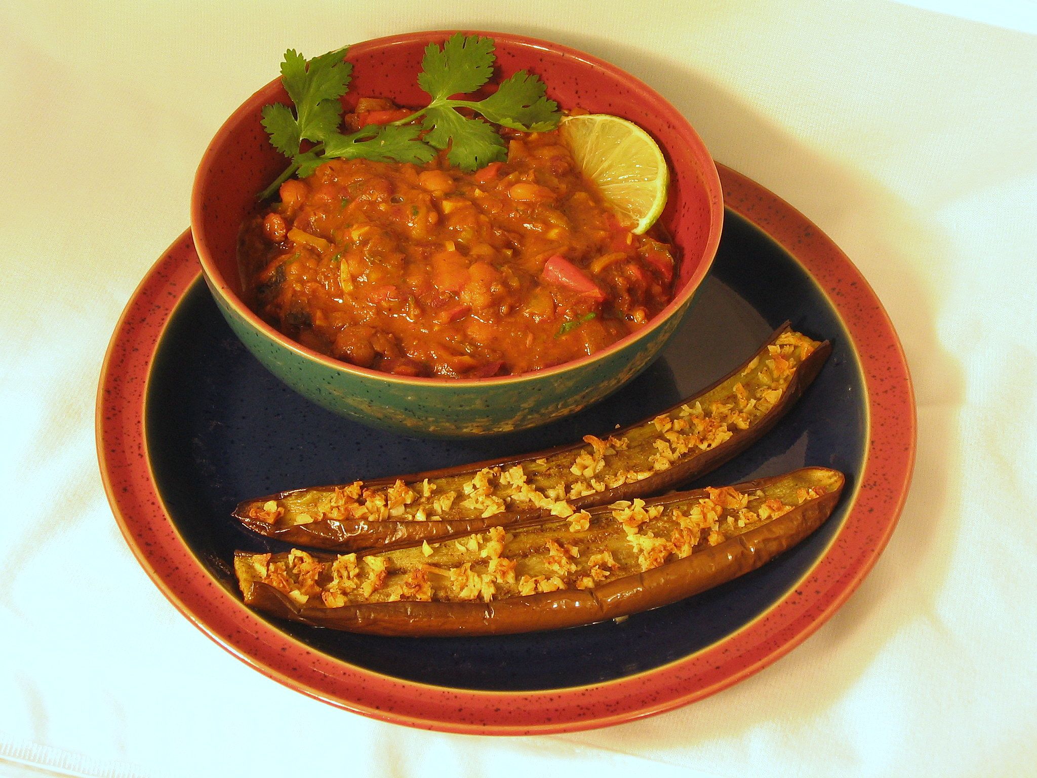 Roasted Eggplant With Garlic