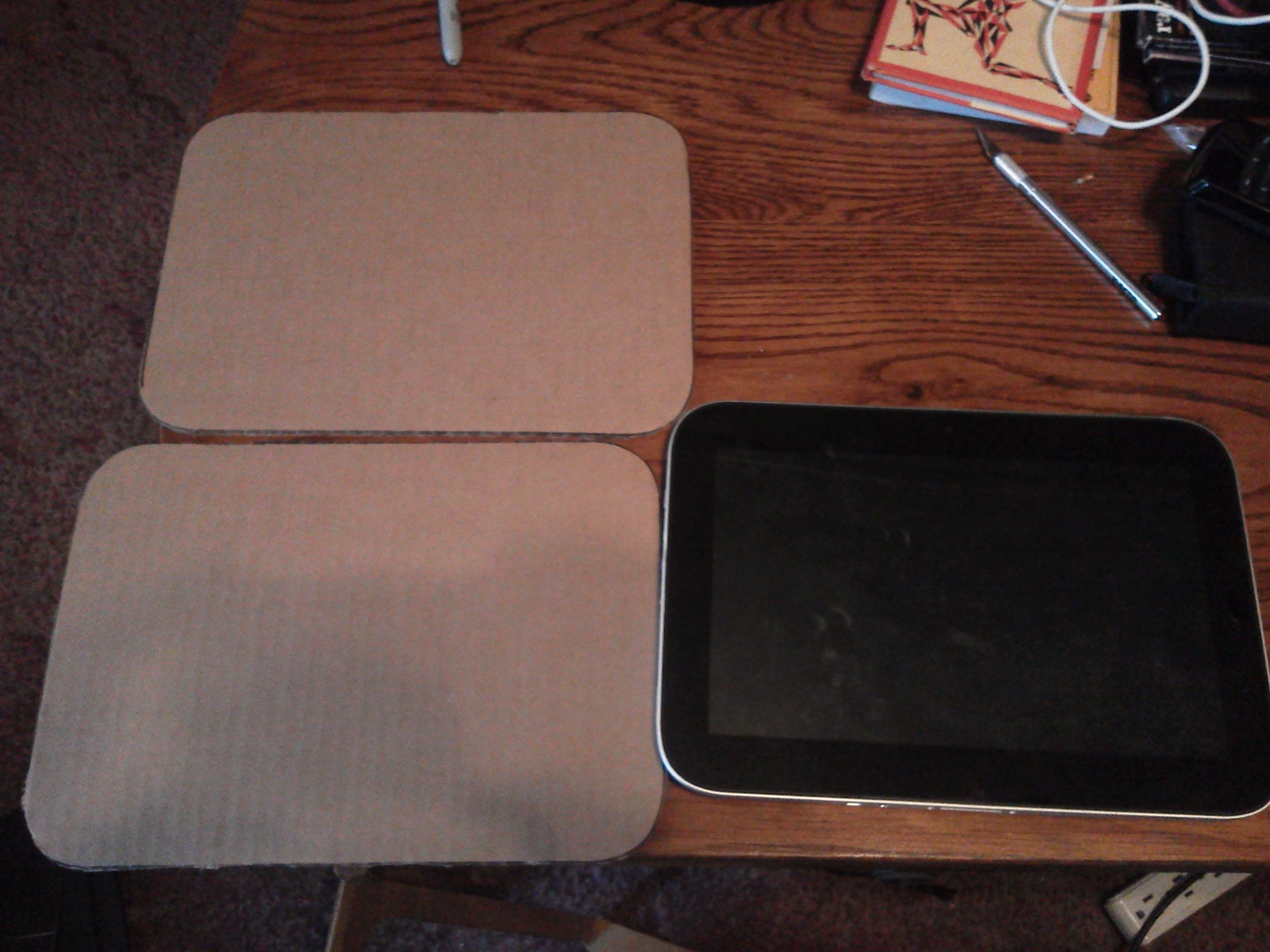 Strong Cardboard Duct Tape Tablet Case 7 Steps Instructables