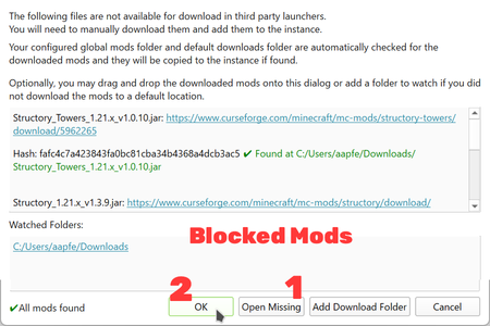 Download Blocked Mods