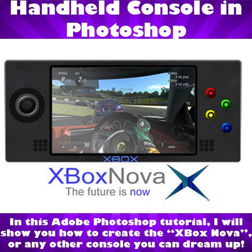 Make a Portable Game System -In Photoshop!