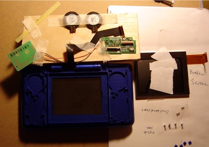 Replace the Top Screen of a Nintendo DS (without Opening Up the Bottom ...