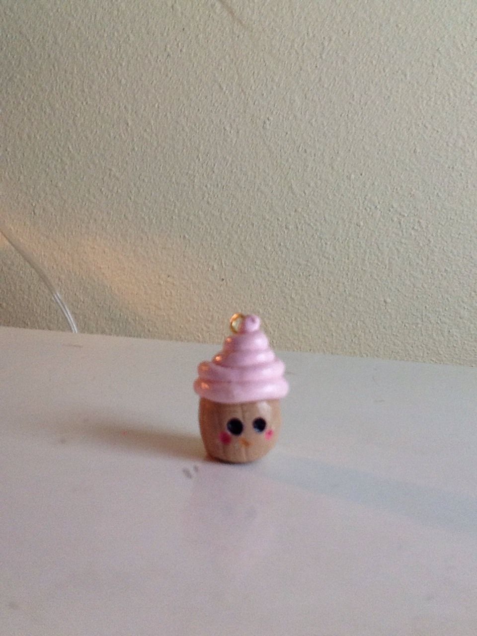 Polymer Clay Cupcake Charm