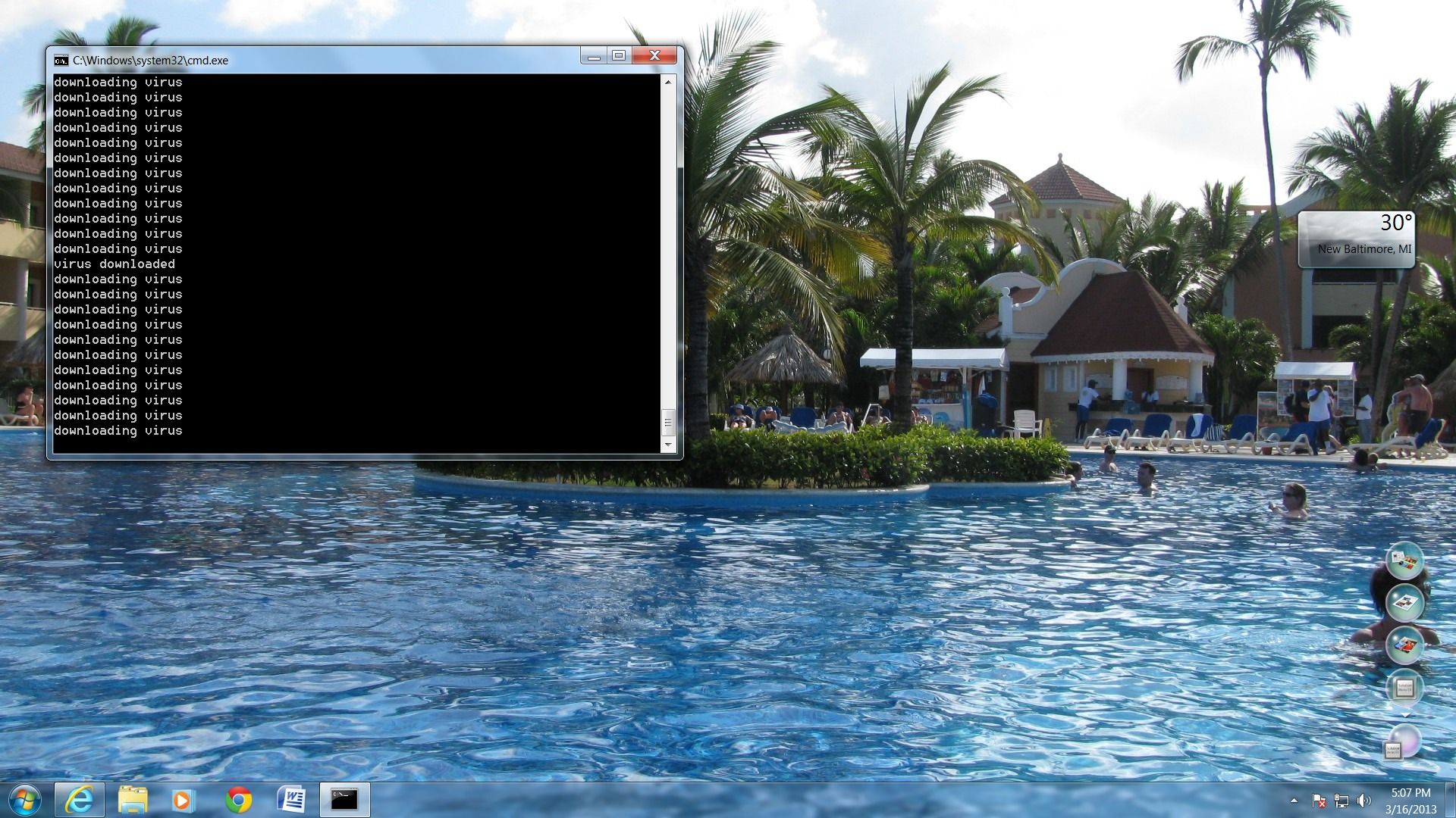 How to make a fake virus on a windows pc