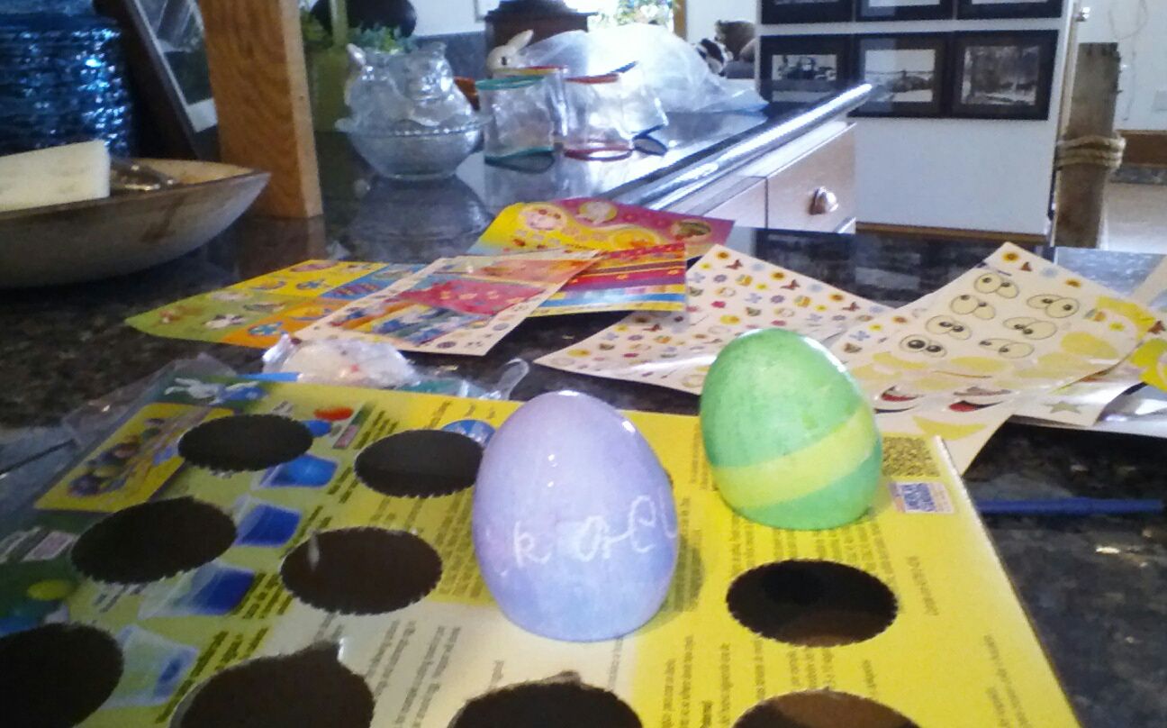 How to Have Writing on a Dyed Egg