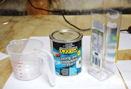 Making the Resin Lamp