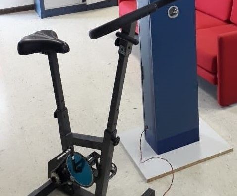 Generating Voltage With an Ergometer Bike