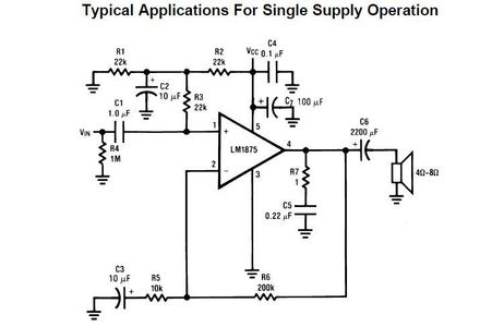Digikey Lm1875 LM1875 Audio Amplifier - Component Selection. : 5 Steps - Instructables