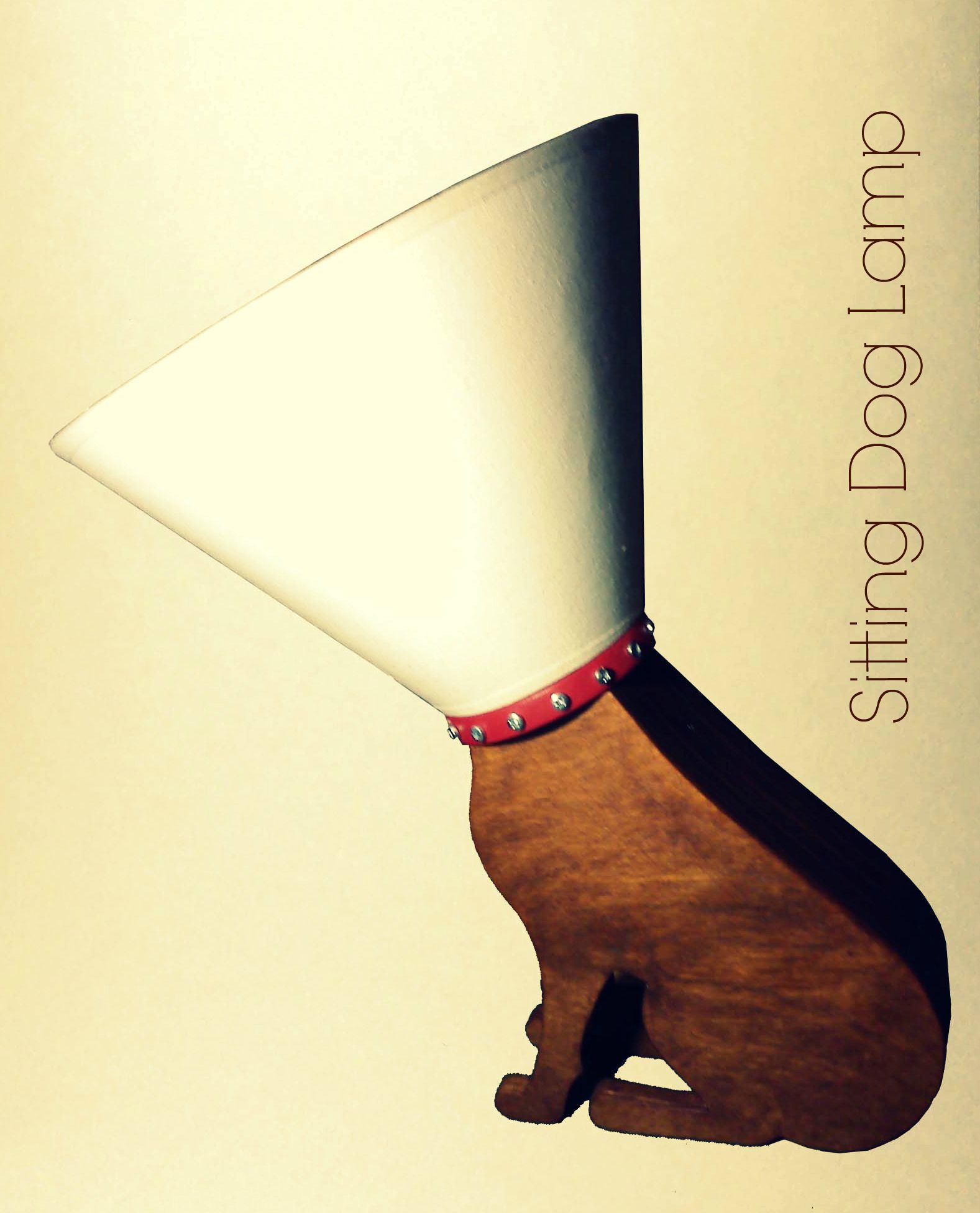 RGB LED Moodlamp (sitting Dog Lamp)