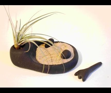 How to Sculpt a Zen Rock Garden Air Plant Holder