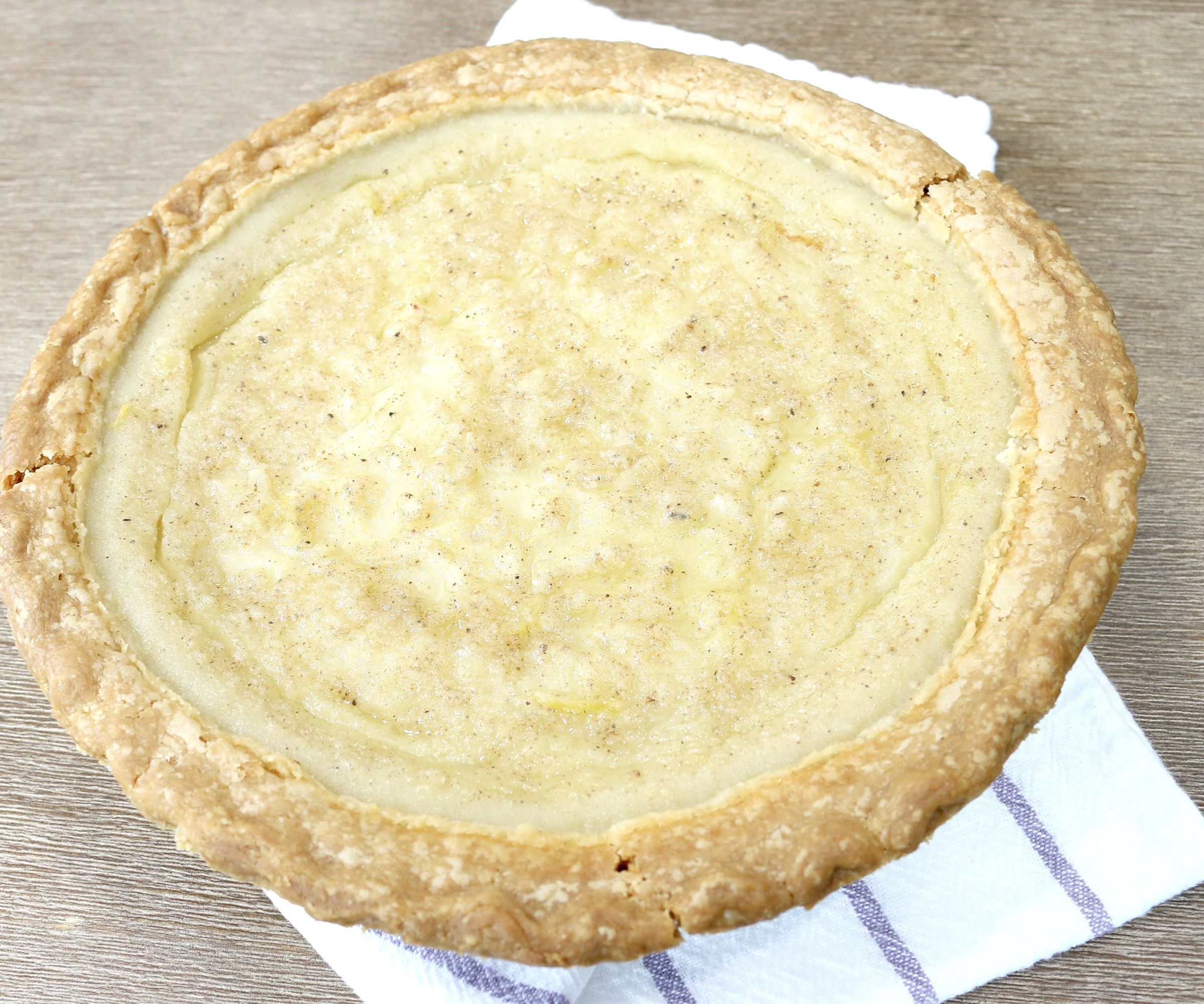 Classic Southern Buttermilk Pie | Using Store Bought Pie Crust
