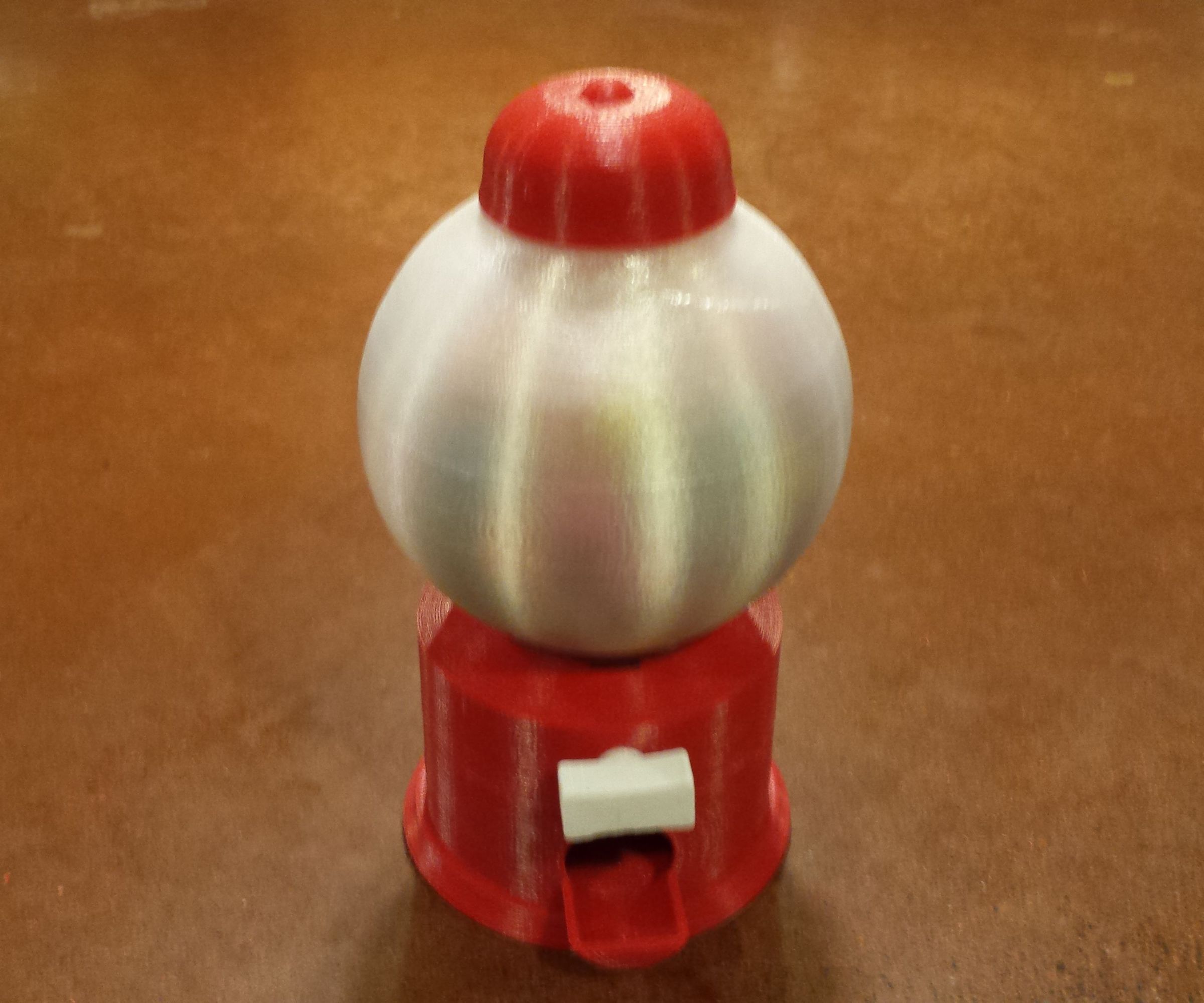 3-D Printed Gumball Machine