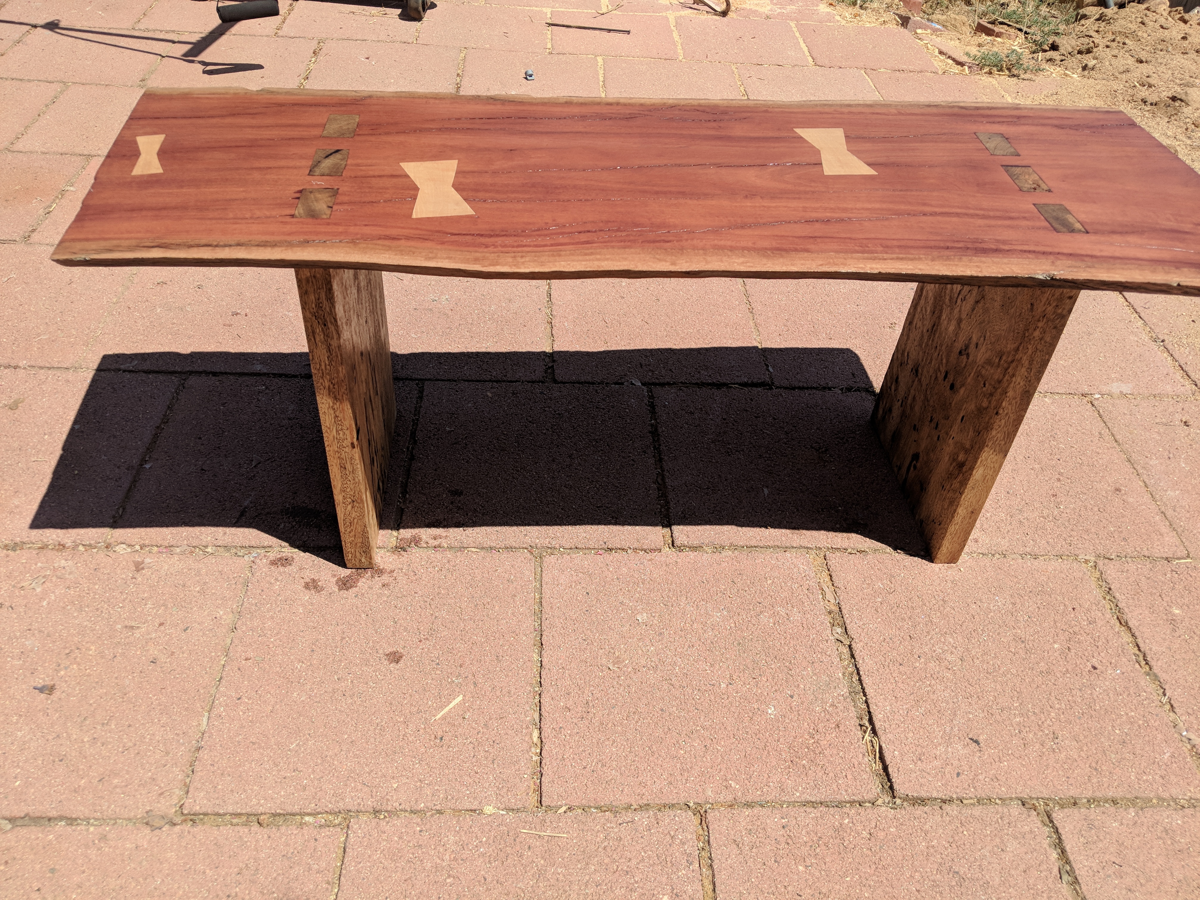 Make a Live Edge Table Finished in a Hand Rubbed Tung Oil Finish