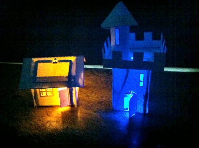 Simpler BARE Conductive Paint Paper Houses