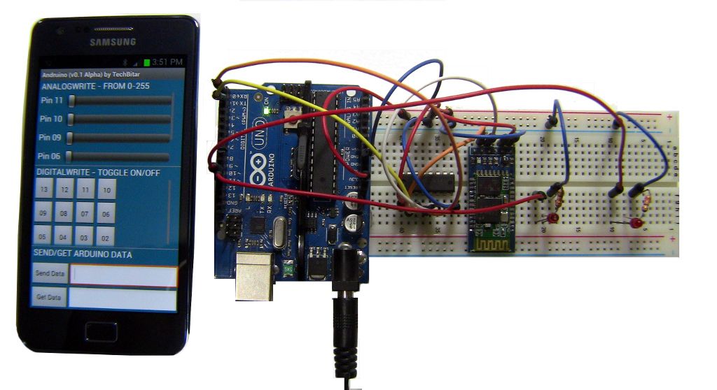Arduino Bluetooth Control Bluetooth Module Arduino Android Projects