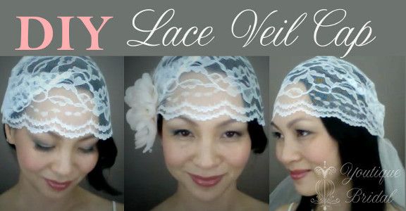 {CATHY} Lace Veil Cap: DIY Tutorial