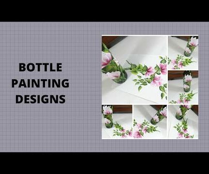 BOTTLE PAINTING DESIGNS