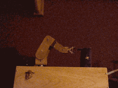 MiniRobot Wooden Cabledriven 6dof RC-Servo