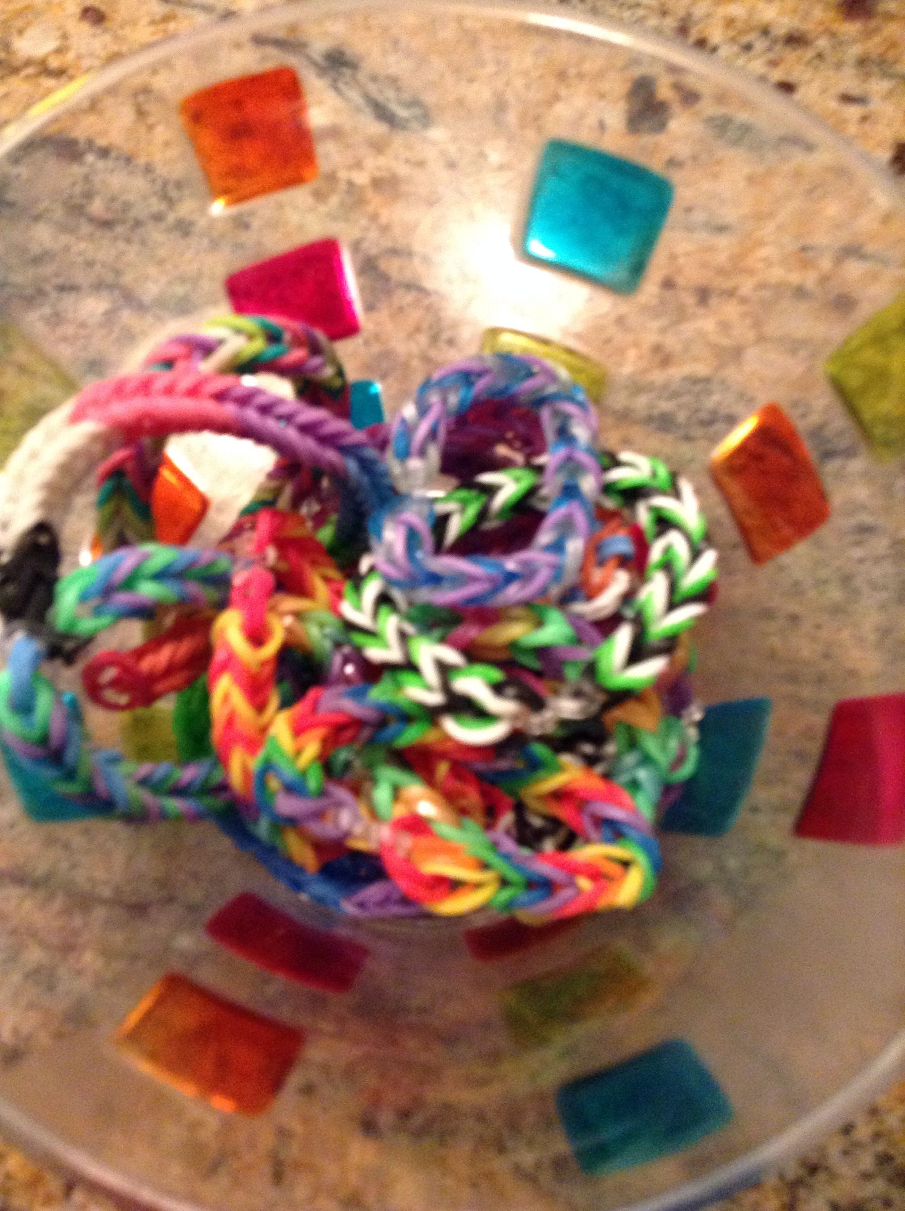 Rainbow Loom Pencil Holder 10 Steps Instructables