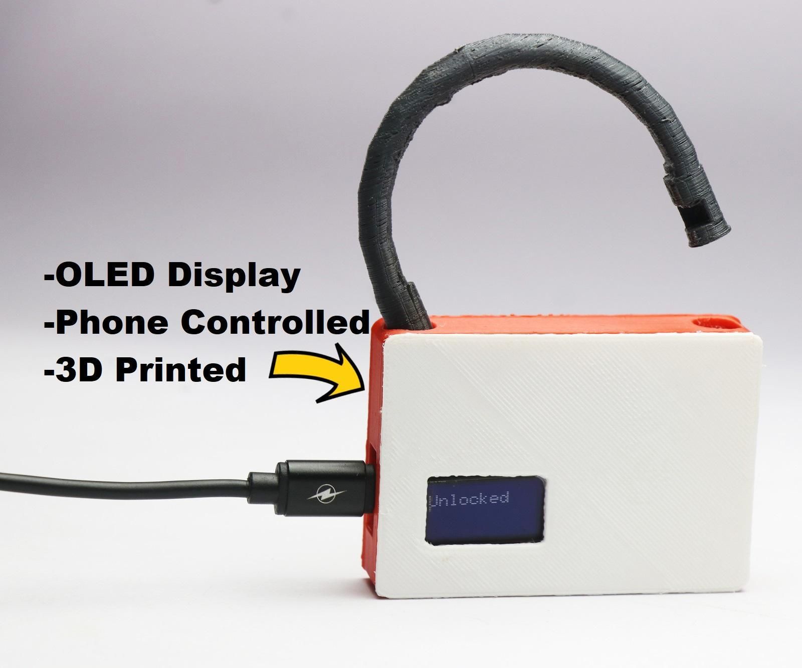 Diy Iot Smart Padlock Controlled Via Smartphone