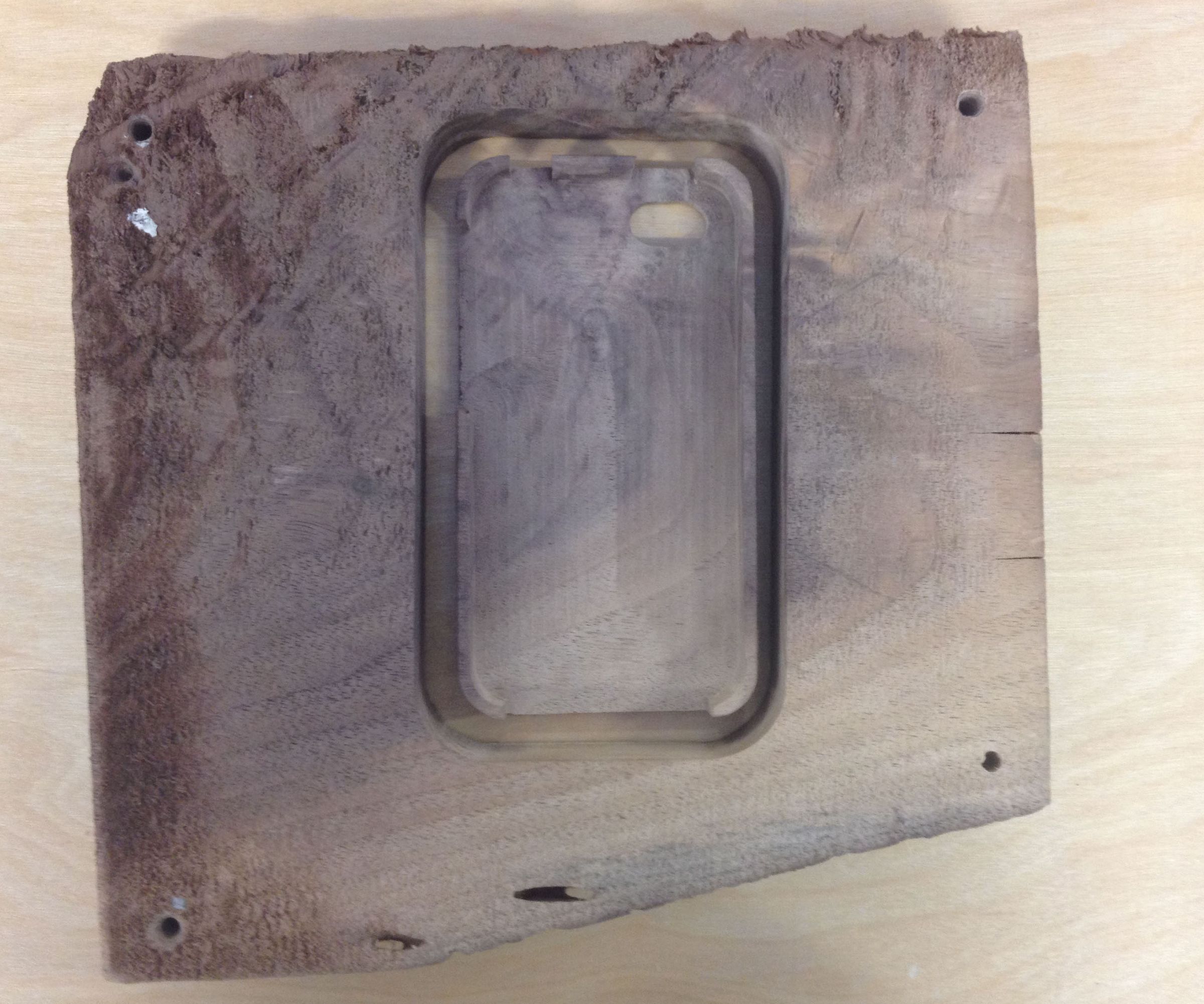 Wood IPhone Case Made at TechShop Chandler With No 3-D Software