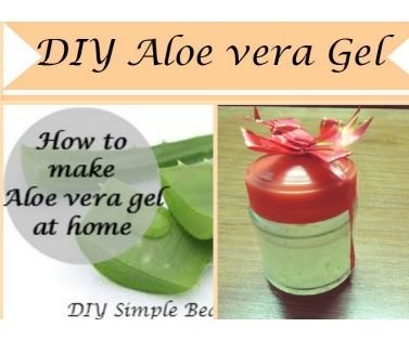 DIY Homemade Aloe Vera Gel -How to Make Fresh Aloe Vera Gel at Home in 10 Minutes 
