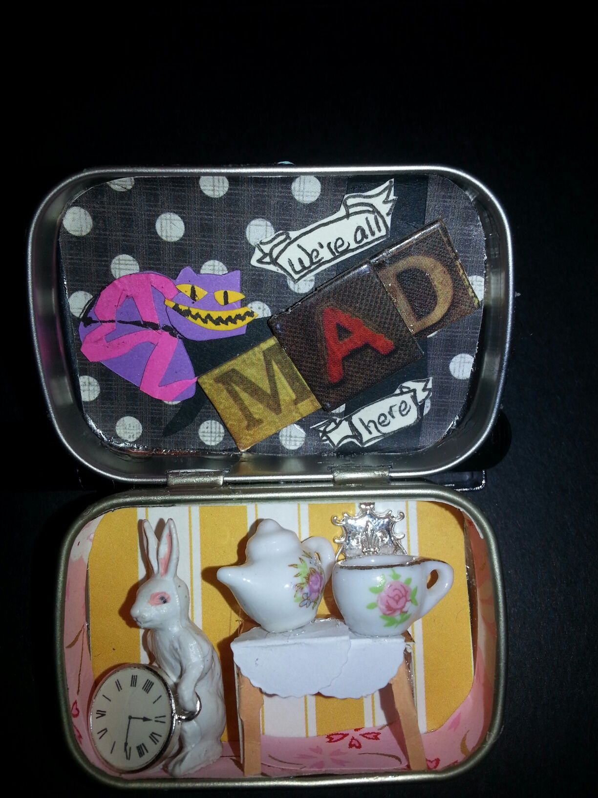 Alice's Wonderland in a Tiny Tin Gift