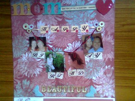 Mom's Birthday Scrapbook