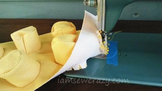 Sew the Cylinders Into the Top Panel
